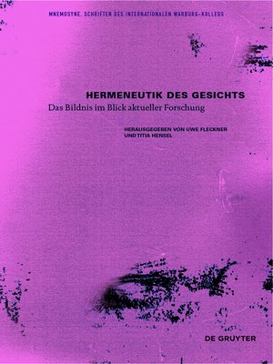cover image of Hermeneutik des Gesichts